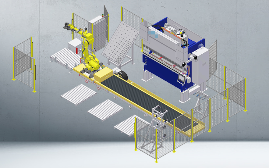 Building an Industry 4.0 Ready Robotic Bending Cell